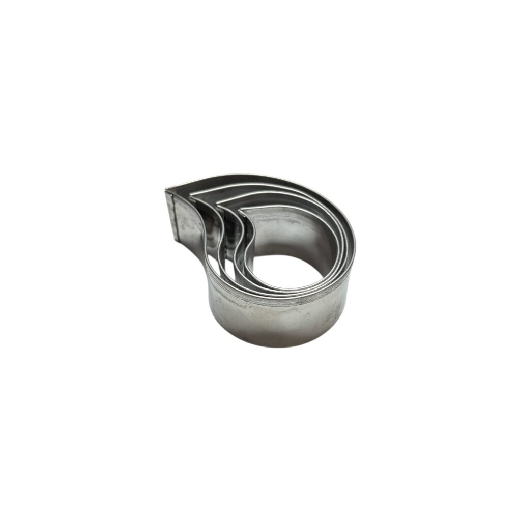 کاتر استیل طرح ترمه (4 عددی)