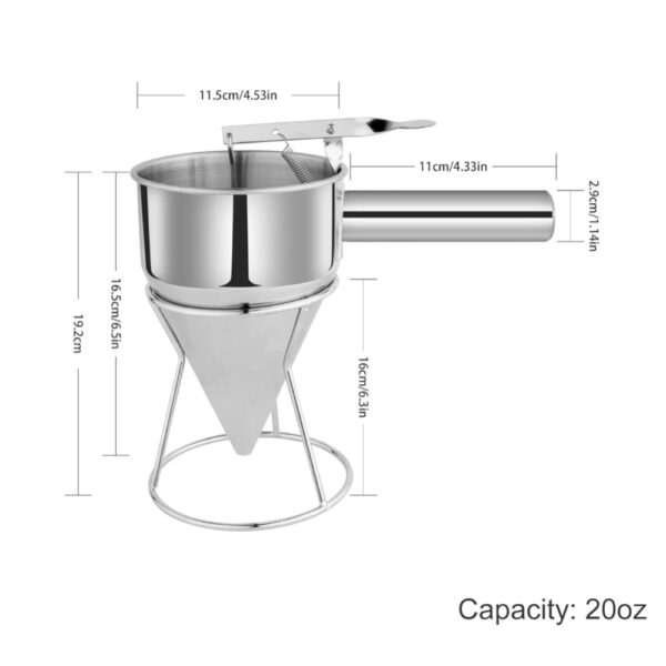 پارچ خمیر ریز استیل (1.2 لیتر) - Image 3