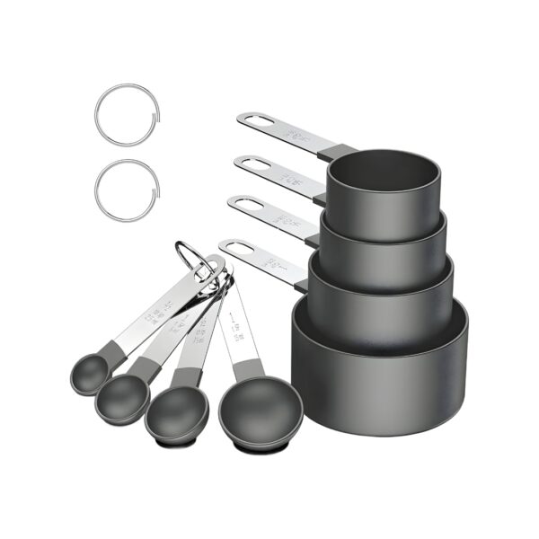 پیمانه و قاشق دسته استیل Shengya - Image 1