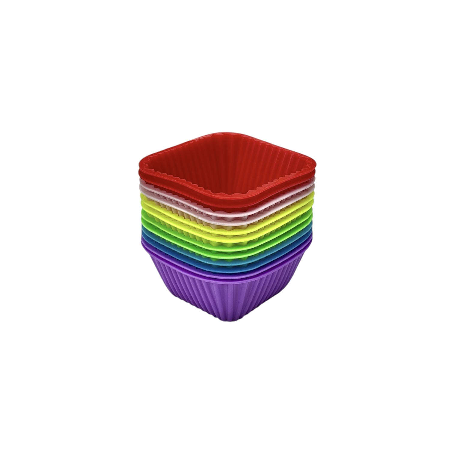 قالب سیلیکونی مافین مربع (12 عددی) (4) قالب سیلیکونی مافین مربع (12 عددی) - Image 1