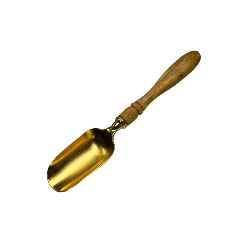 قاشق آجیل دسته چوبی